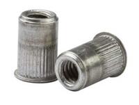 Sherex CAK Series 6-32 UNC Small Flange Stainless Steel Threaded Inserts, .020-.080 Grip Range